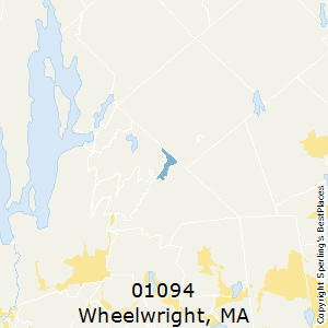Wheelwright,Massachusetts County Map