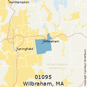 Wilbraham,Massachusetts County Map