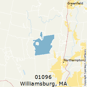 Williamsburg,Massachusetts County Map