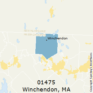 Winchendon,Massachusetts County Map