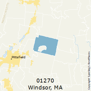 Windsor,Massachusetts County Map