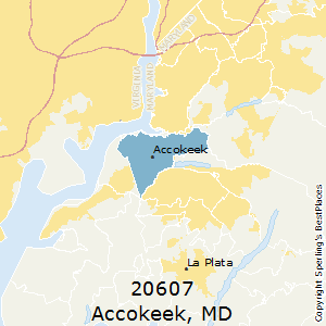 Accokeek,Maryland County Map