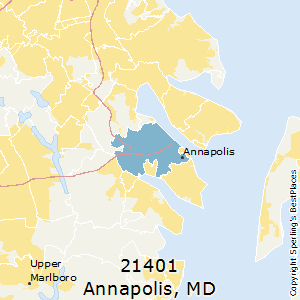 Annapolis,Maryland County Map