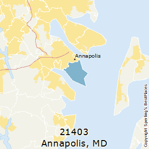 Best Places to Live in Annapolis (zip 21403), Maryland