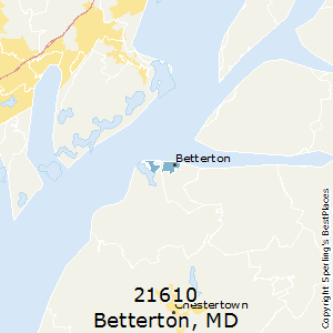 Betterton,Maryland County Map