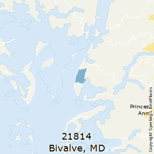 Bivalve,Maryland County Map