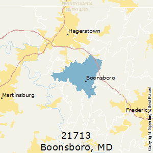 Boonsboro,Maryland County Map