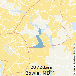 Bowie,Maryland County Map