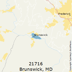 Brunswick,Maryland County Map