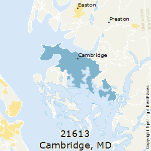 Cambridge,Maryland County Map