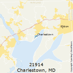 Charlestown,Maryland County Map