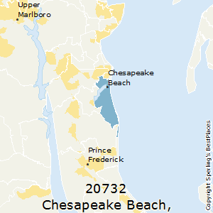 Chesapeake_Beach,Maryland County Map
