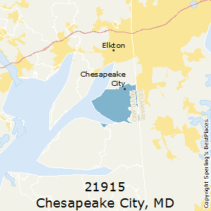 Chesapeake_City,Maryland County Map