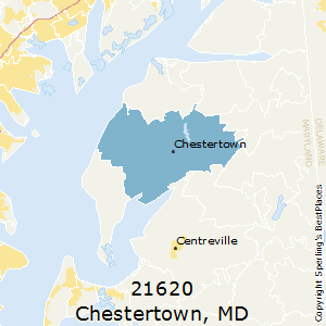 Chestertown,Maryland County Map