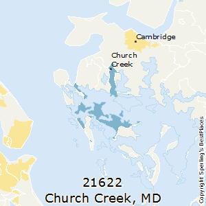 Church_Creek,Maryland County Map