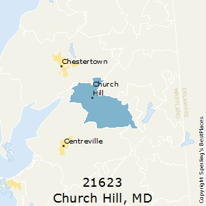 Church_Hill,Maryland County Map