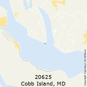 Cobb_Island,Maryland County Map