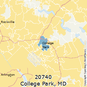 College_Park,Maryland County Map