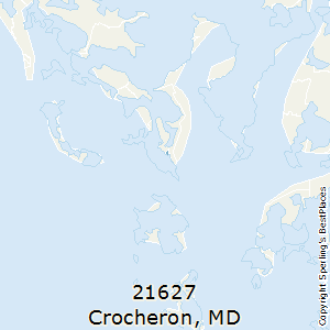 Crocheron,Maryland County Map