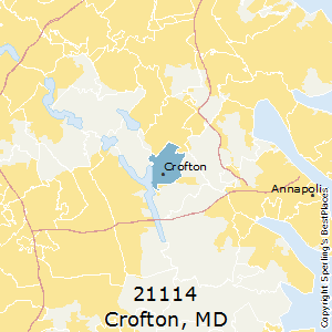 Crofton,Maryland County Map