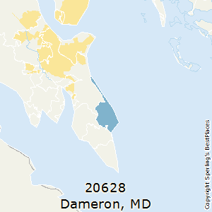 Dameron,Maryland County Map