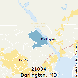 Darlington,Maryland County Map