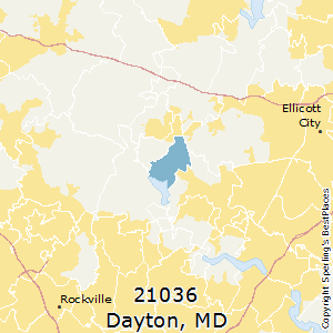 Dayton,Maryland County Map