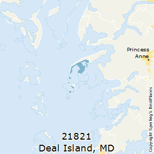 Deal_Island,Maryland County Map