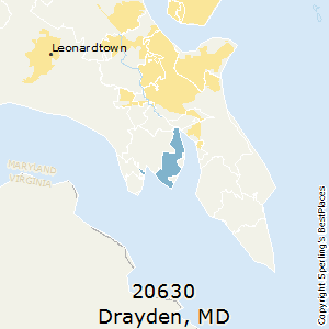 Drayden,Maryland County Map