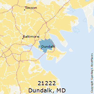 Dundalk,Maryland County Map