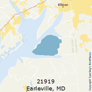 Earleville,Maryland County Map