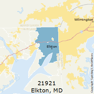 Elkton,Maryland County Map