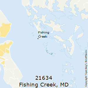 Fishing_Creek,Maryland County Map