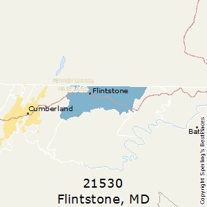 Flintstone,Maryland County Map