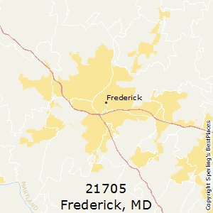 Frederick,Maryland County Map