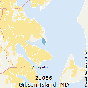 Gibson_Island,Maryland County Map