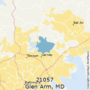 Glen_Arm,Maryland County Map