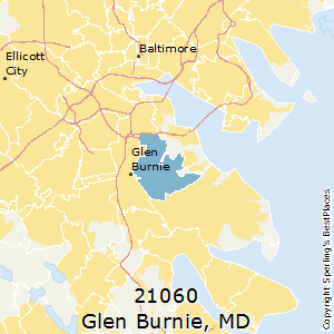 Glen_Burnie,Maryland County Map