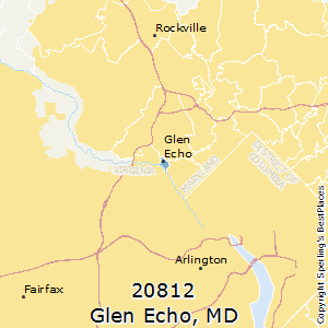 Glen_Echo,Maryland County Map