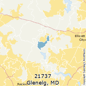 Glenelg,Maryland County Map