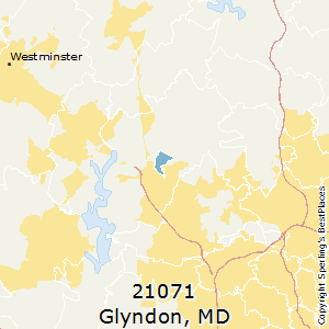 Glyndon,Maryland County Map