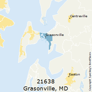 Grasonville,Maryland County Map