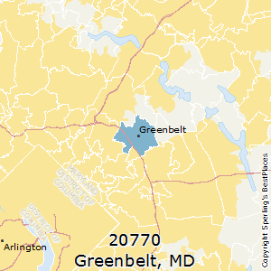 Greenbelt,Maryland County Map