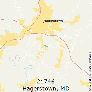 Hagerstown,Maryland County Map