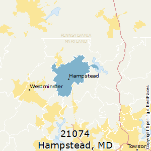 Hampstead,Maryland County Map
