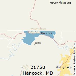Hancock,Maryland County Map