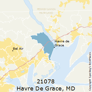 Havre_de_Grace,Maryland County Map