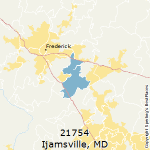 Ijamsville,Maryland County Map