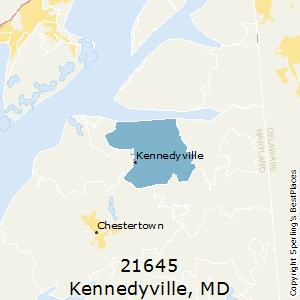 Kennedyville,Maryland County Map