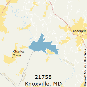 Knoxville,Maryland County Map